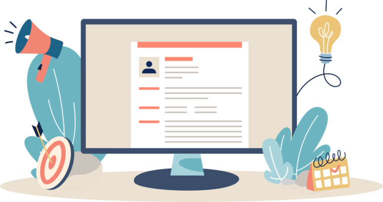 Ejemplo De Cv De Consultora Empresarial Con Estilo Moderno